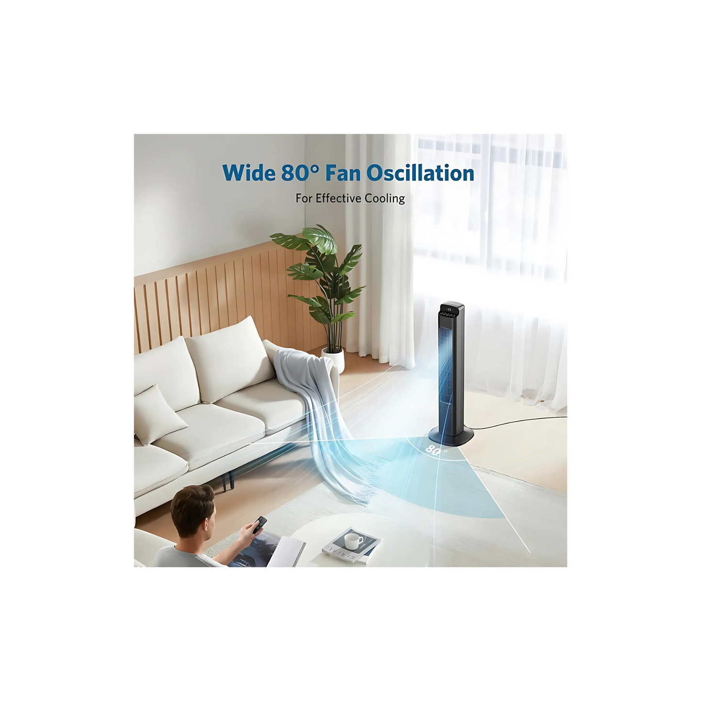 BlissAir de Torre – Control desde App + Control Remoto