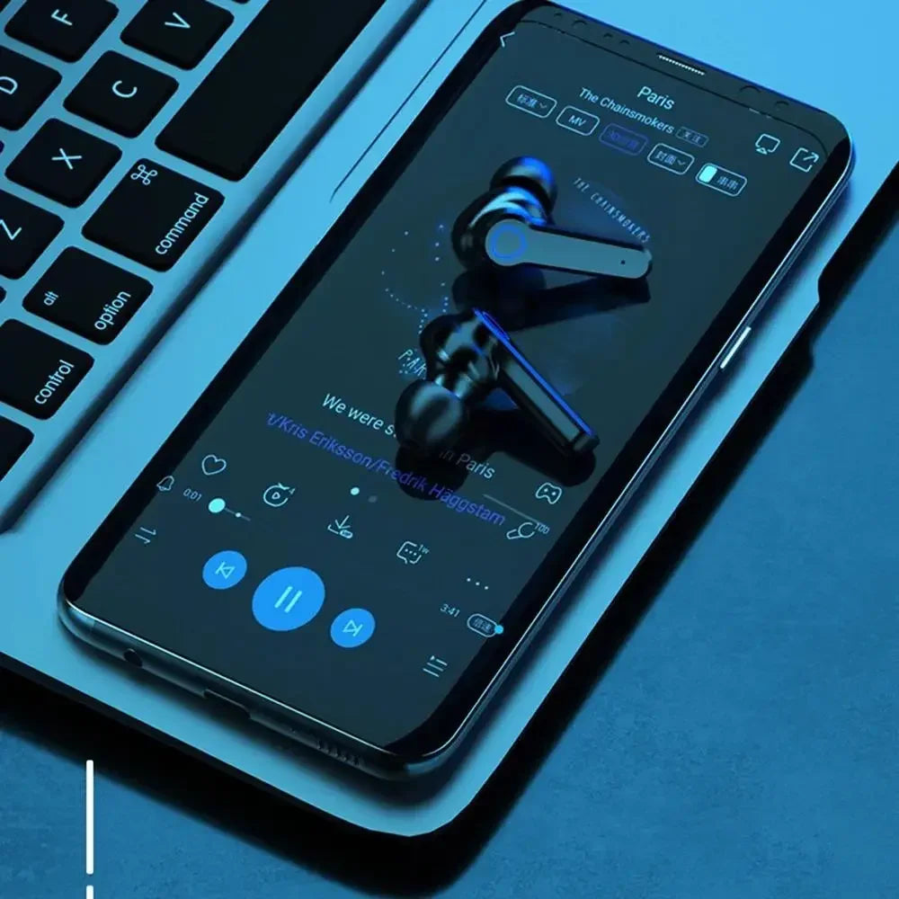 Auriculares inteligente Touch Led